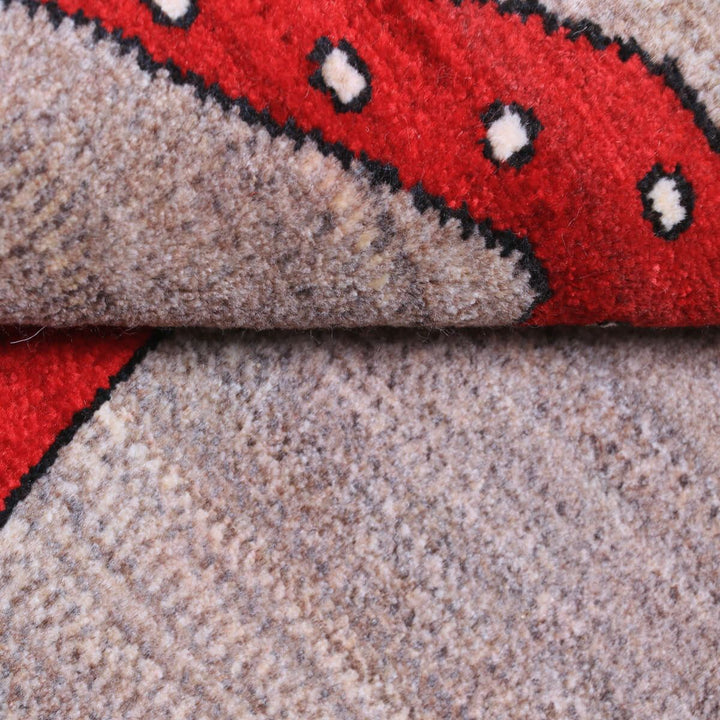 【セミオーダー受付中】  サイズ変更OK　カラー変更OK イラン　シラーズ産　ギャッベ 　（hm-70133）