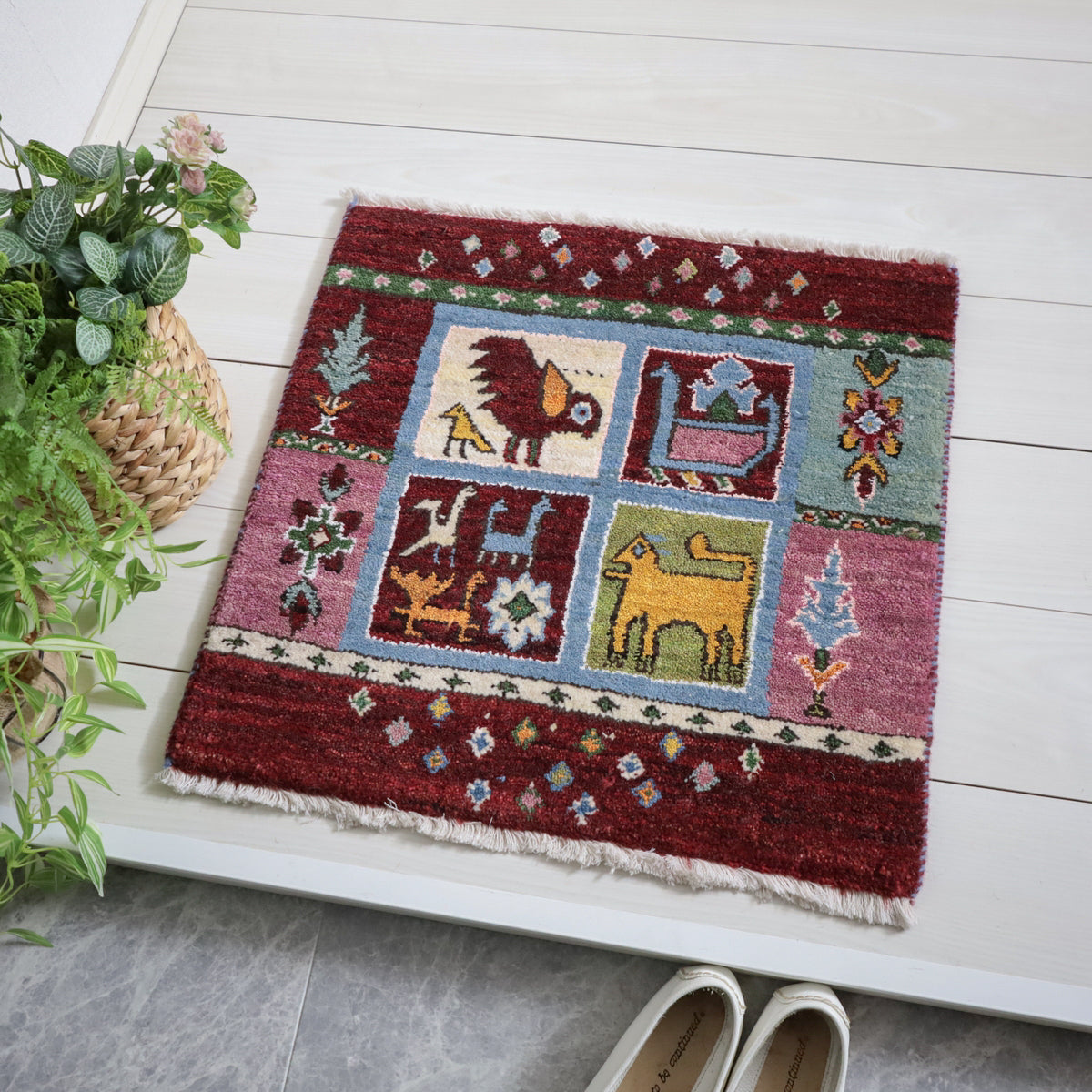 60cm座布団ギャッベ通販｜車シート&チェア用｜ – ギャッベ＆ペルシャ