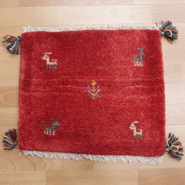Rug in red tones — weave and texture (HP-36905)