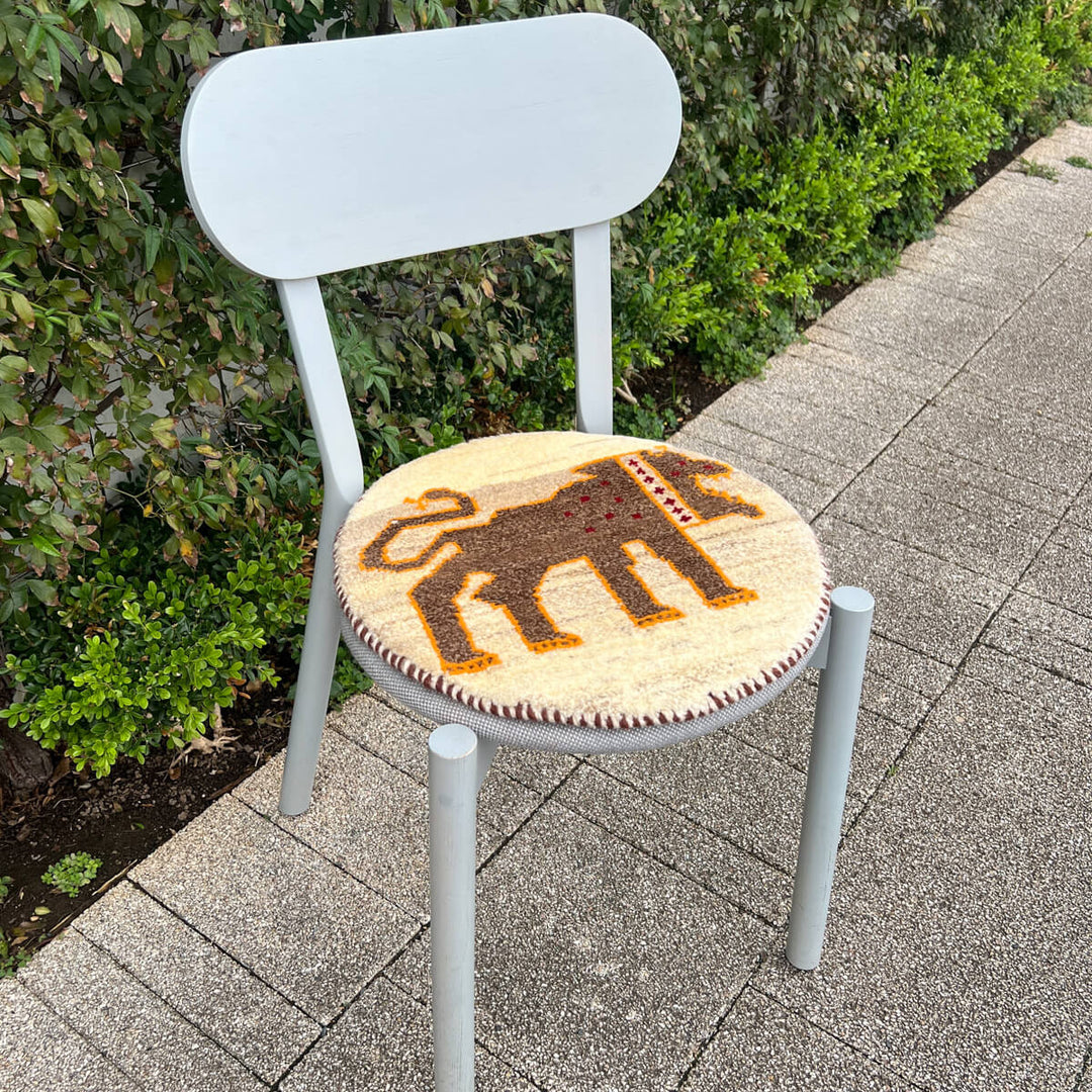 ギャッベ（ギャベ）カシュクリ　40×40cm（HP-70069）