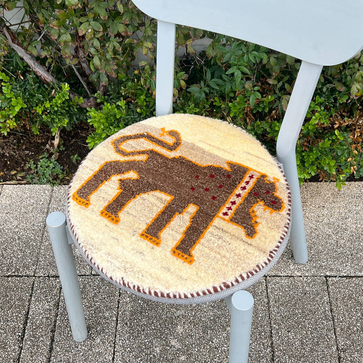 ギャッベ（ギャベ）カシュクリ　40×40cm（HP-70069）