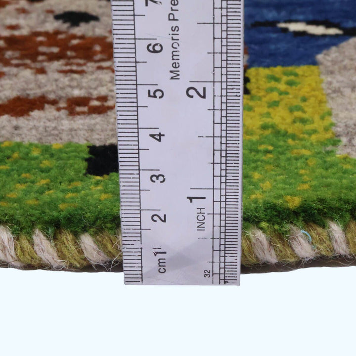 ギャッベ（ギャベ）カシュクリ　41×37cm（HP-70071）
