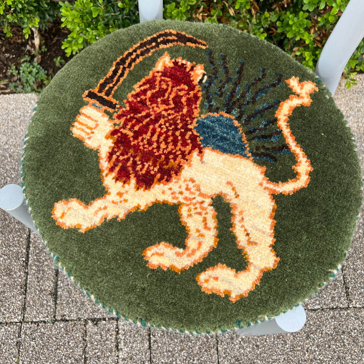 ギャッベ（ギャベ）カシュクリ　42×40cm（HP-70076）