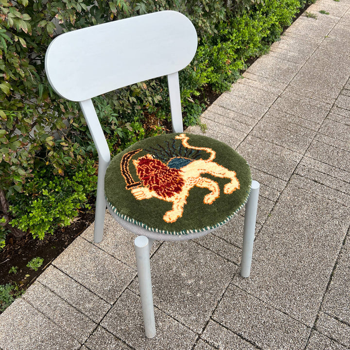 ギャッベ（ギャベ）カシュクリ　42×40cm（HP-70076）