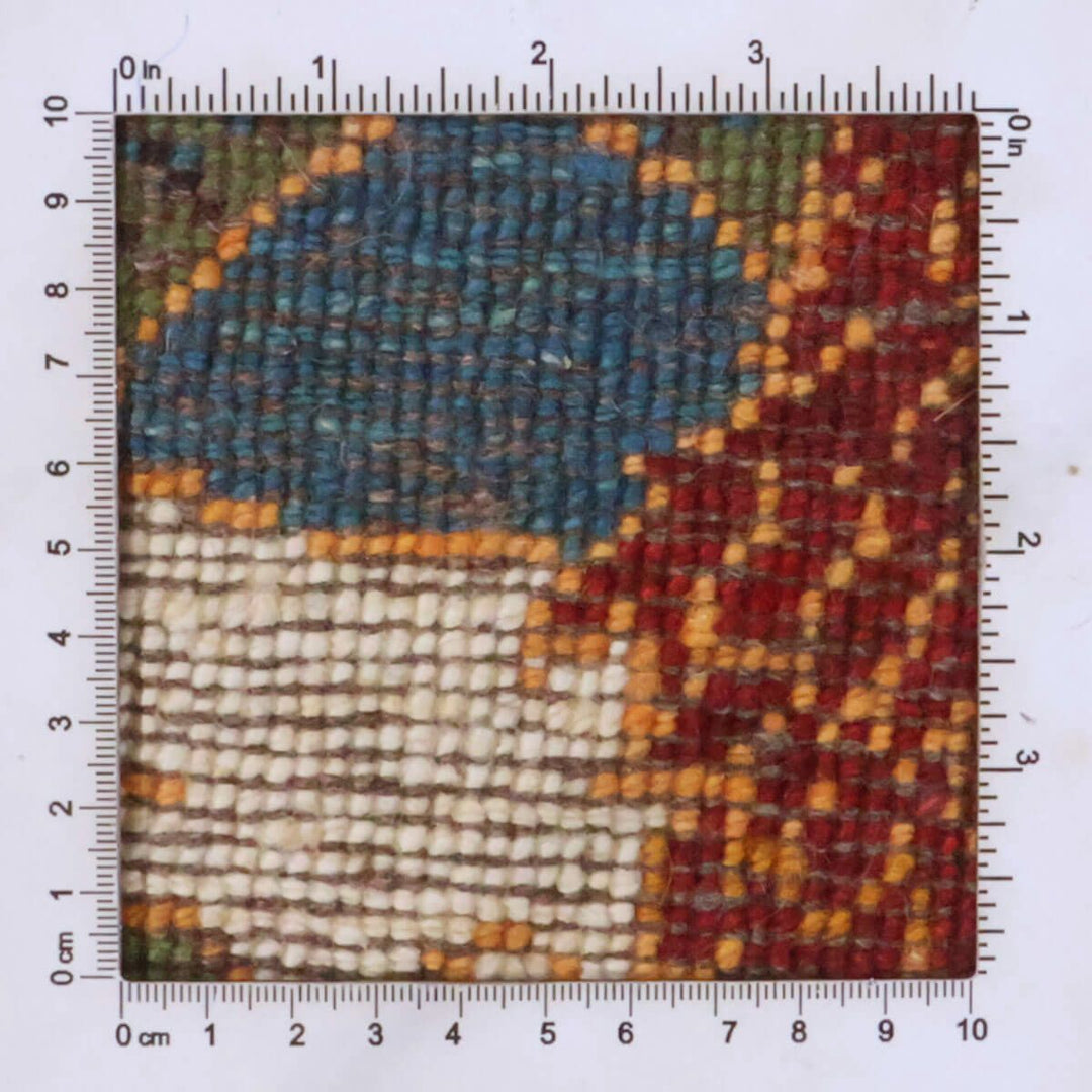 ギャッベ（ギャベ）カシュクリ　42×40cm（HP-70076）