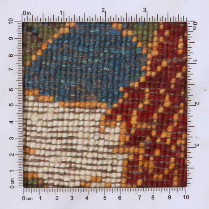 ギャッベ（ギャベ）カシュクリ　42×40cm（HP-70076）