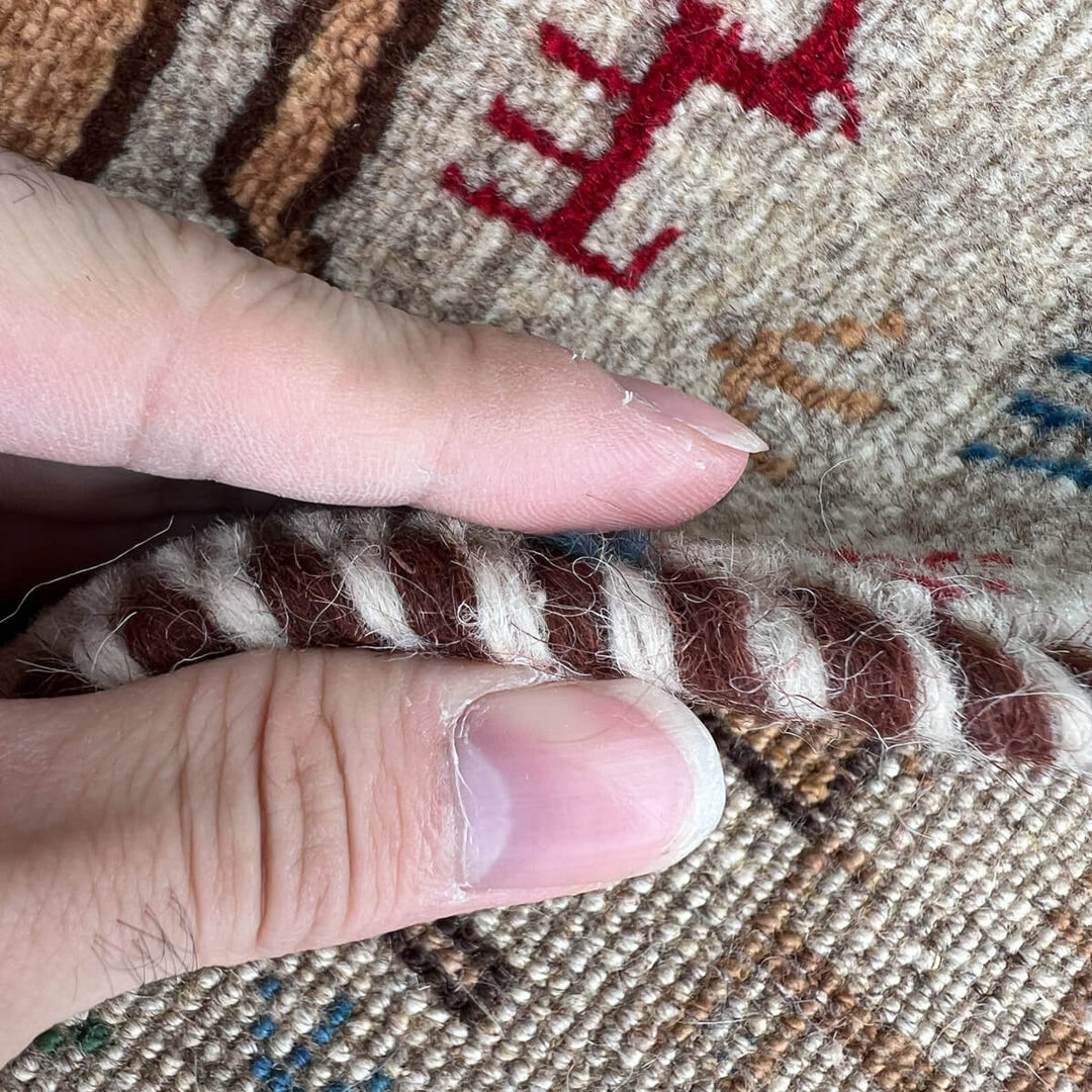 ギャッベ（ギャベ）カシュクリ　43×41cm（HP-70077）