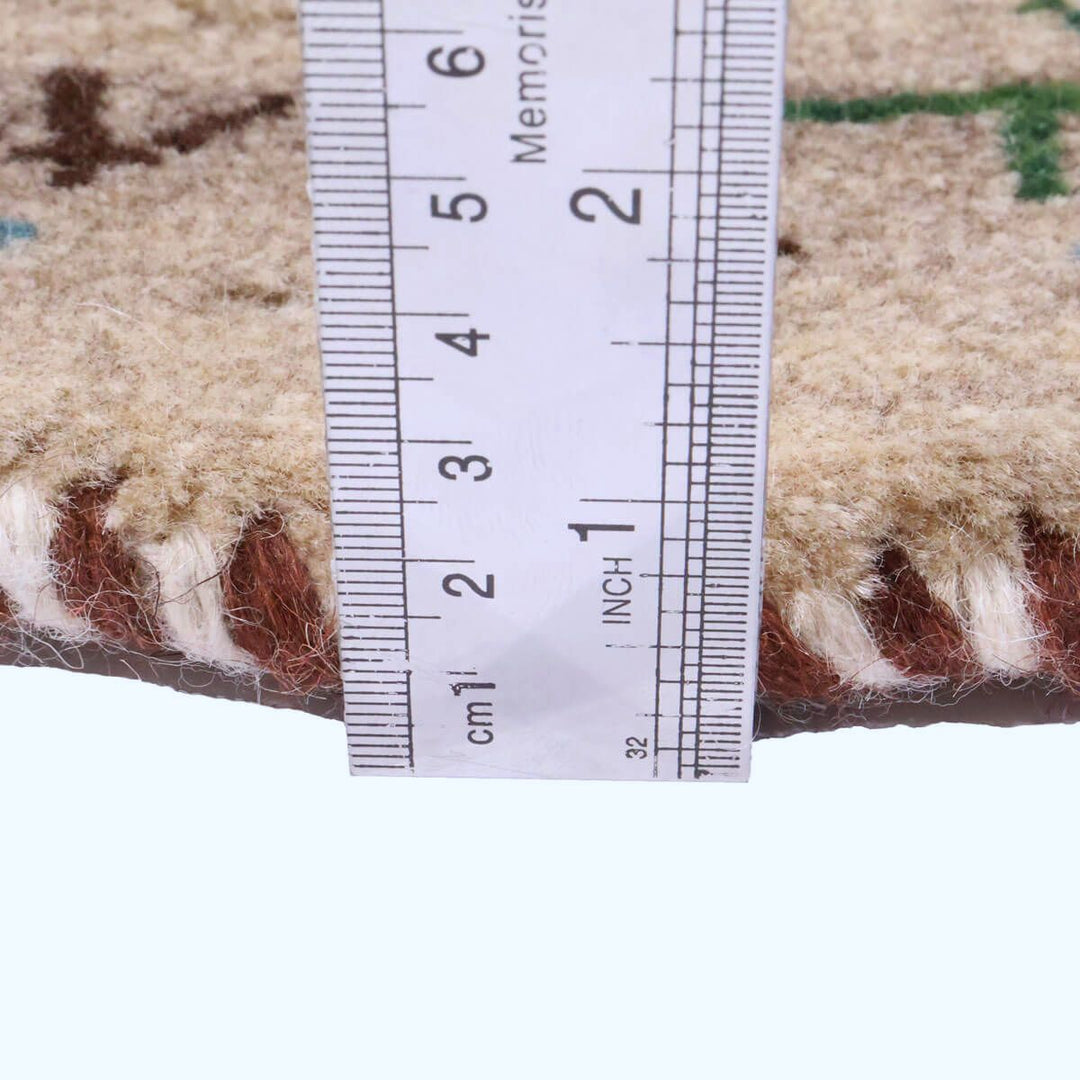 ギャッベ（ギャベ）カシュクリ　43×41cm（HP-70077）