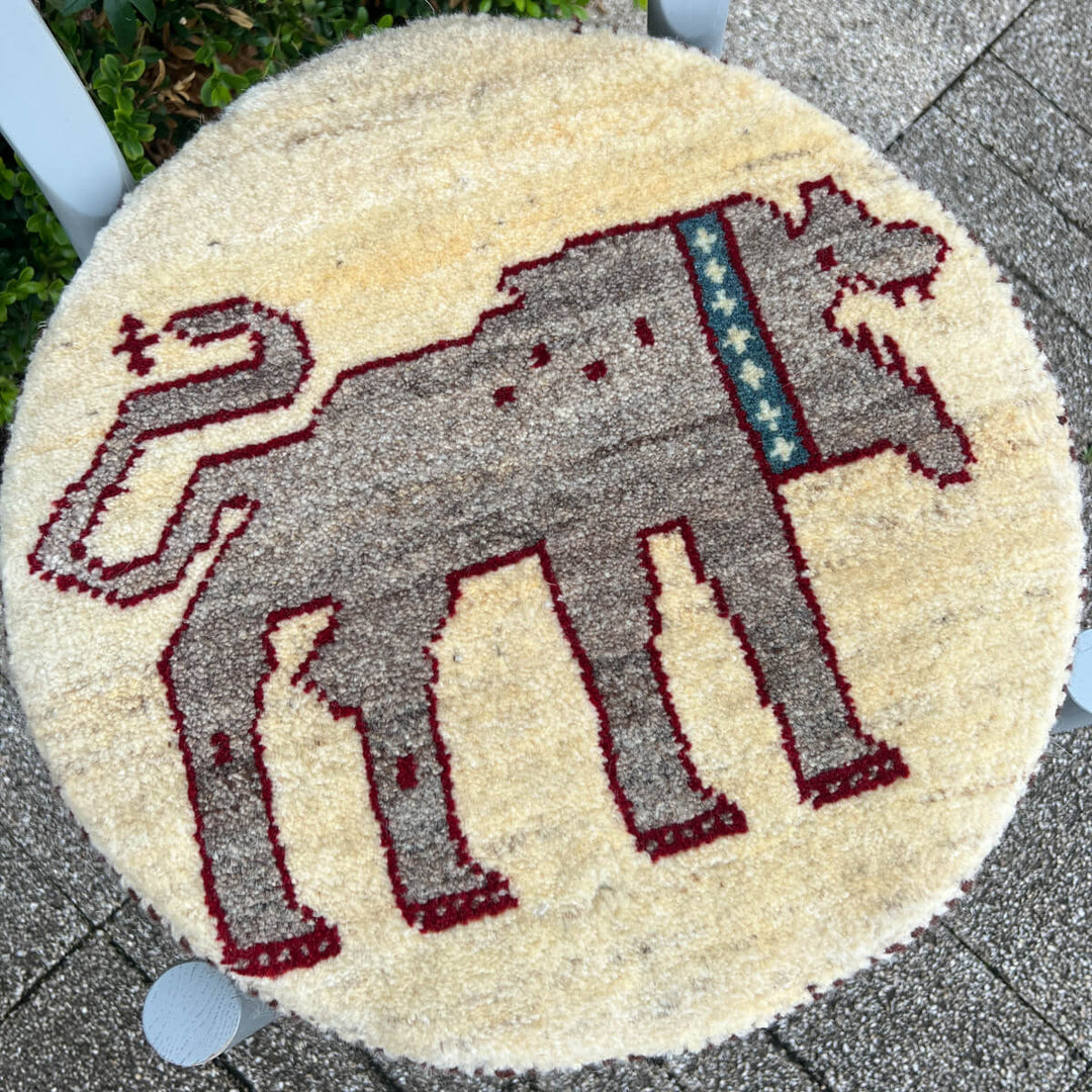 ギャッベ（ギャベ）カシュクリ　41×40cm（HP-70078）