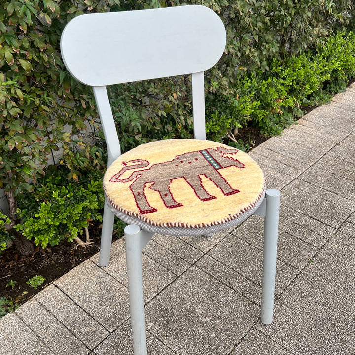 ギャッベ（ギャベ）カシュクリ　41×40cm（HP-70078）