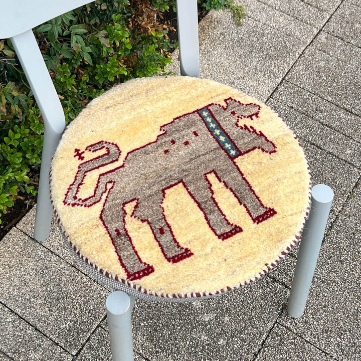 ギャッベ（ギャベ）カシュクリ　41×40cm（HP-70078）