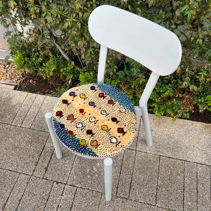 ギャッベ（ギャベ）カシュクリ　41×39cm（HP-70079）