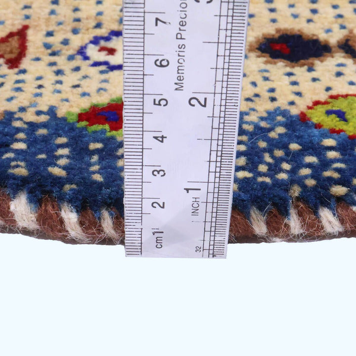 ギャッベ（ギャベ）カシュクリ　41×39cm（HP-70079）