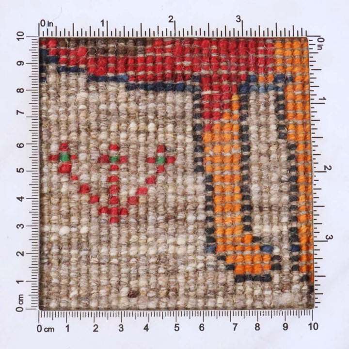 ギャッベ（ギャベ）カシュクリ　40×40cm（HP-70080）