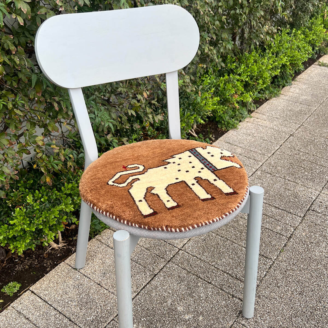 ギャッベ（ギャベ）カシュクリ　42×41cm（HP-70081）