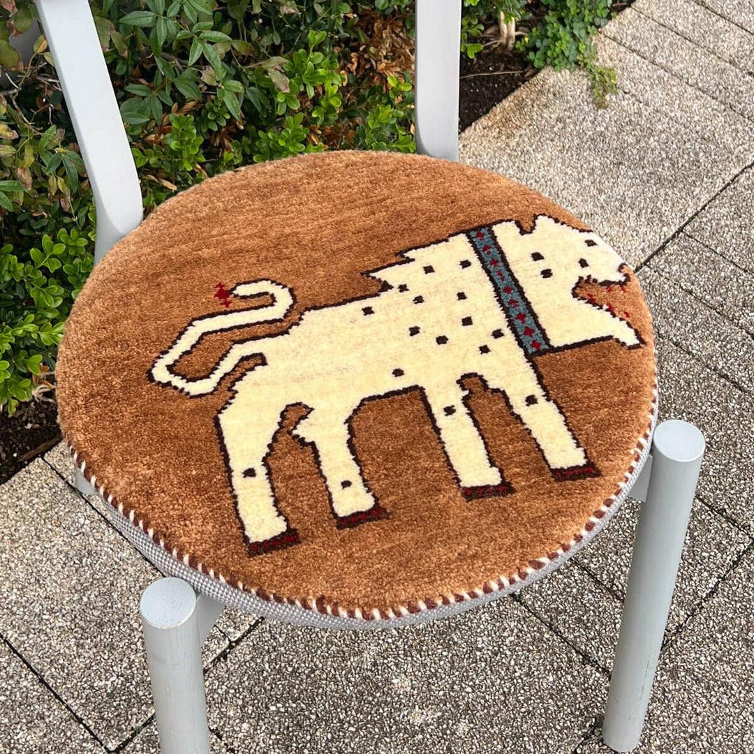 ギャッベ（ギャベ）カシュクリ　42×41cm（HP-70081）