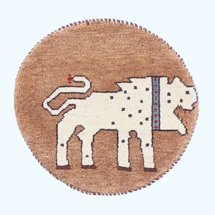 ギャッベ（ギャベ）カシュクリ　42×41cm（HP-70081）