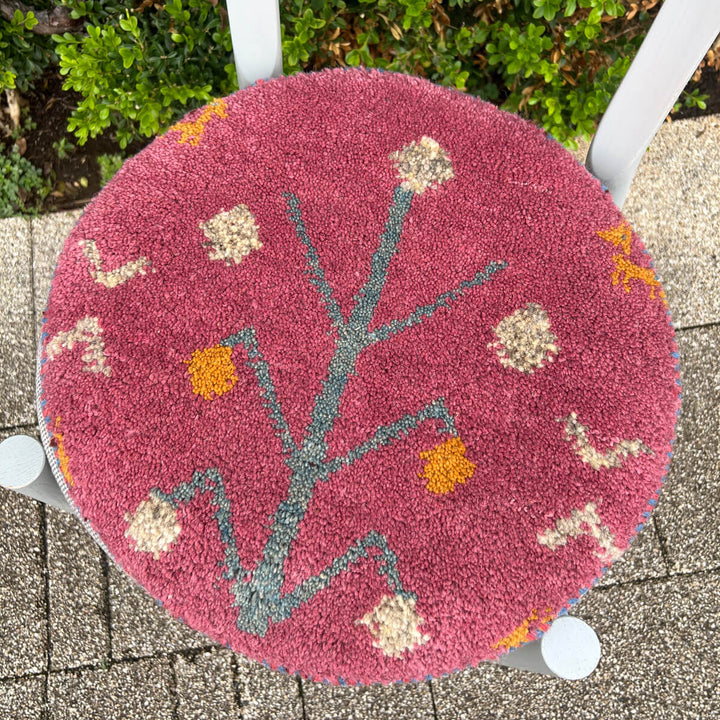 ギャッベ（ギャベ）カシュクリ　40×40cm（HP-70083）