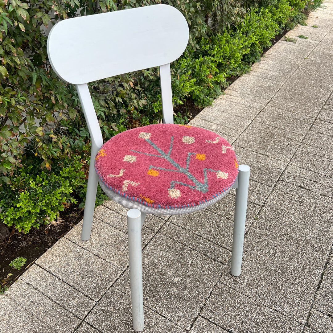 ギャッベ（ギャベ）カシュクリ　40×40cm（HP-70083）