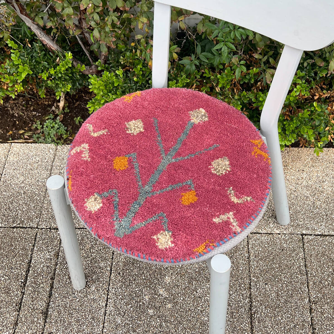 ギャッベ（ギャベ）カシュクリ　40×40cm（HP-70083）