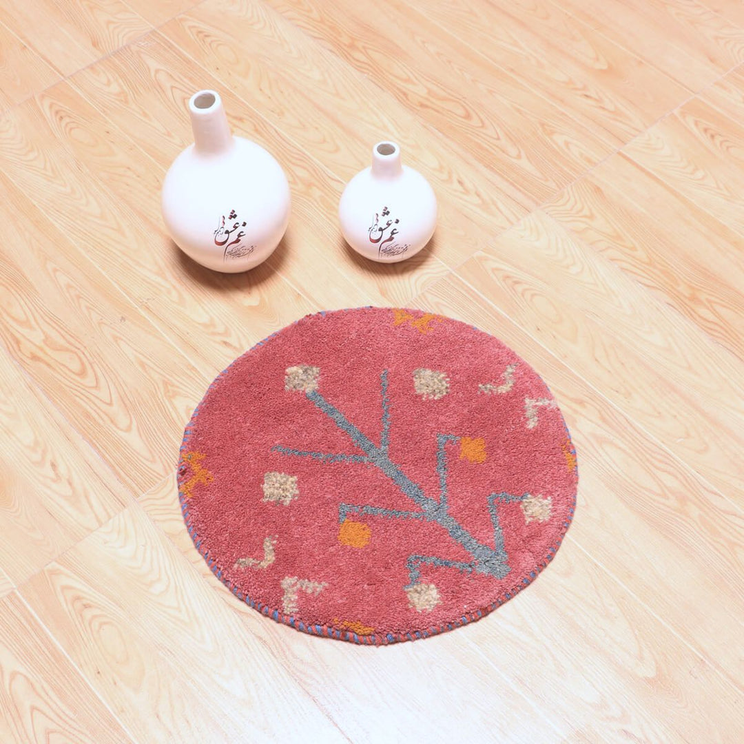 ギャッベ（ギャベ）カシュクリ　40×40cm（HP-70083）