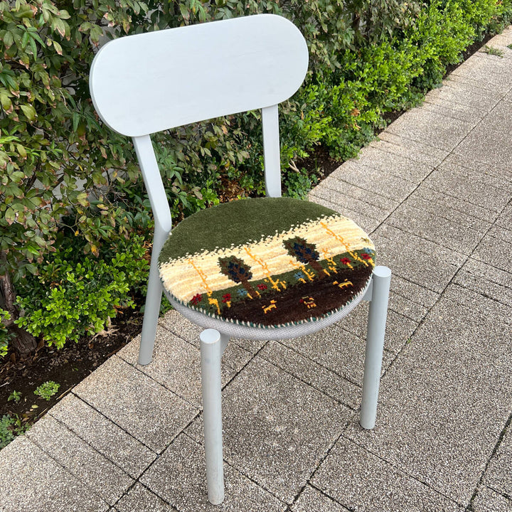 ギャッベ（ギャベ）カシュクリ　42×40cm（HP-70084）