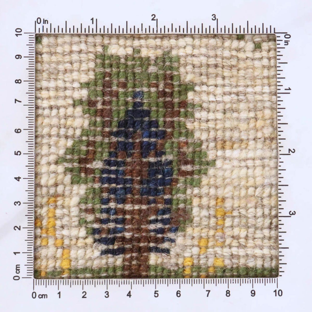 ギャッベ（ギャベ）カシュクリ　42×40cm（HP-70084）