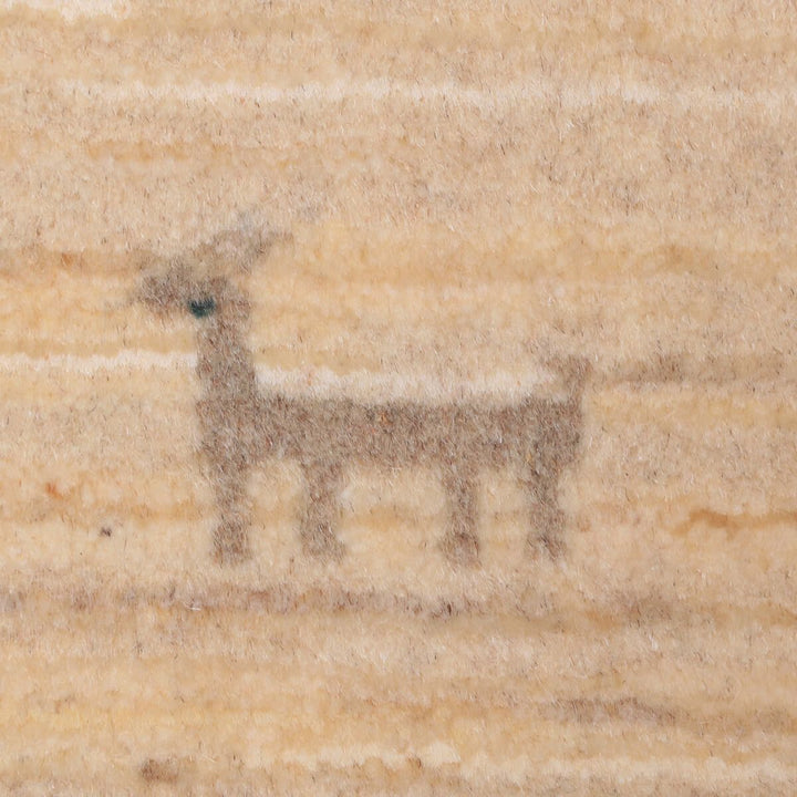 ギャッベ（ギャベ）ルリバフ　40×40cm（HP-70103）