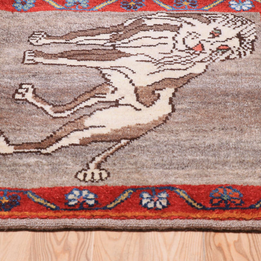 ギャッベ（ギャベ）カシュクリ　62×60cm（HP-70115）