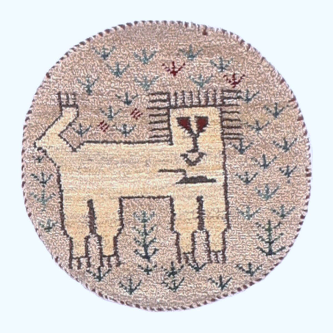 ギャッベ（ギャベ）カシュクリ　40×40cm（HP-70137）