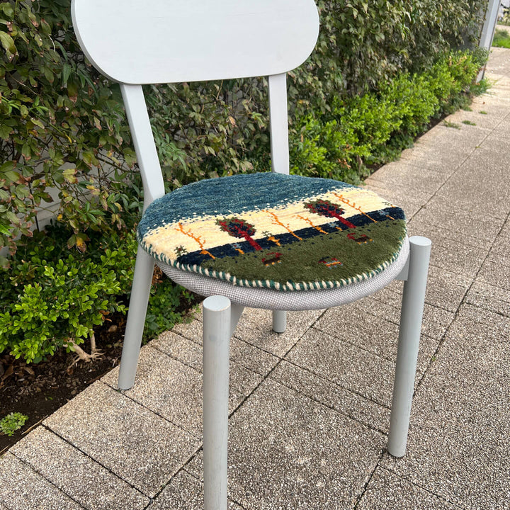 ギャッベ（ギャベ）カシュクリ　42×40cm（HP-70138）