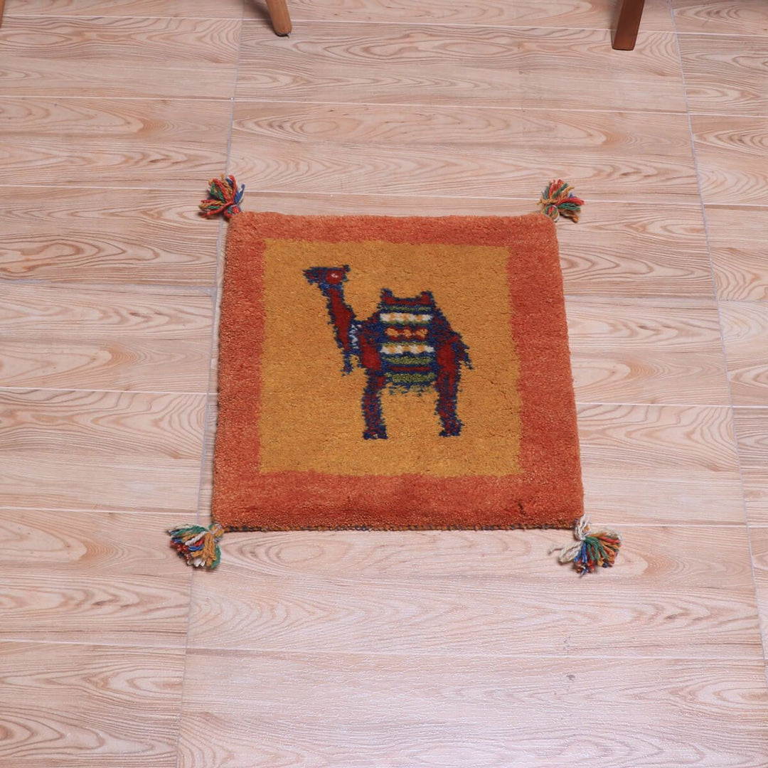 ギャッベ（ギャベ）カシュクリ　41×40cm（HP-70206）