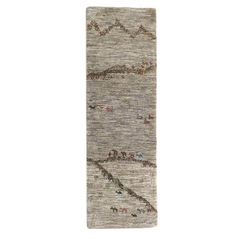 【セミオーダー受付中】  サイズ変更OK　カラー変更OK イラン　シラーズ産　ギャッベ 　（hr-10919）