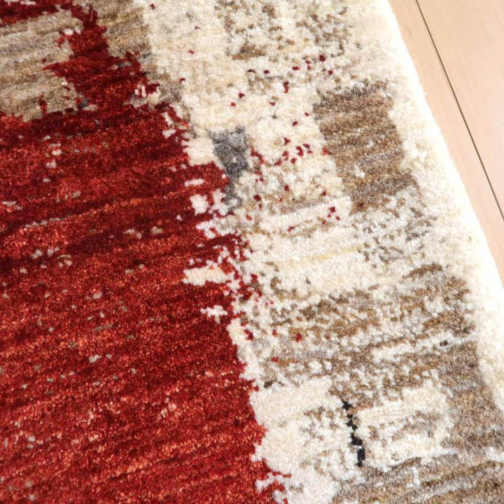 【セミオーダー受付中】  サイズ変更OK　カラー変更OK イラン　シラーズ産　ギャッベ 　（hr-10928）