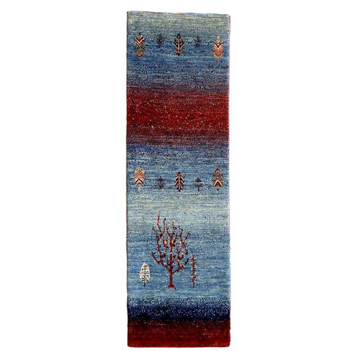 プレミアムギャッベ／ルリバフ 143×44cm（HR-10932）