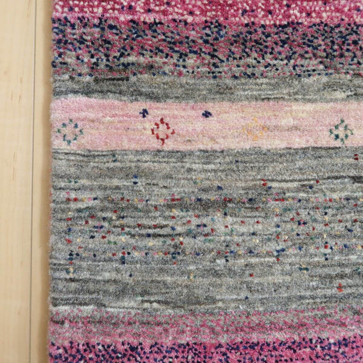 【セミオーダー受付中】  サイズ変更OK　カラー変更OK イラン　シラーズ産　ギャッベ 　（hr-11082）