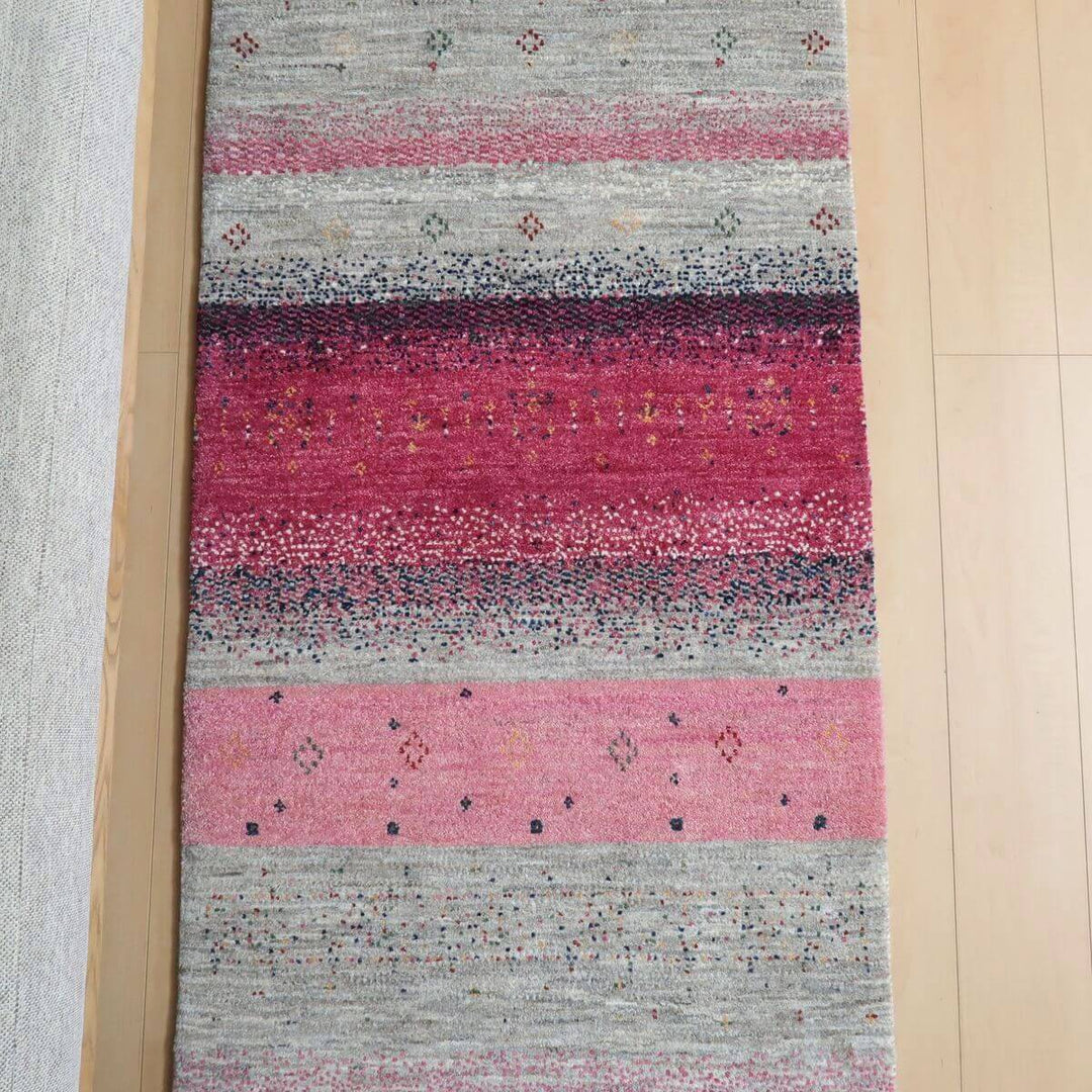 【オーダーメイド受付中】イラン　シラーズ産　ギャッベ 　（hr-11097）