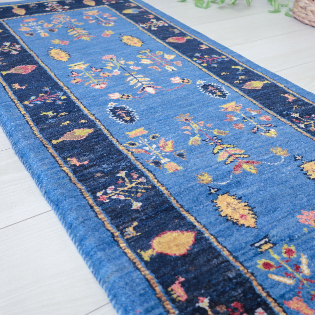 【オーダーメイド受付中】イラン　シラーズ産　ギャッベ 　（hr-11854）