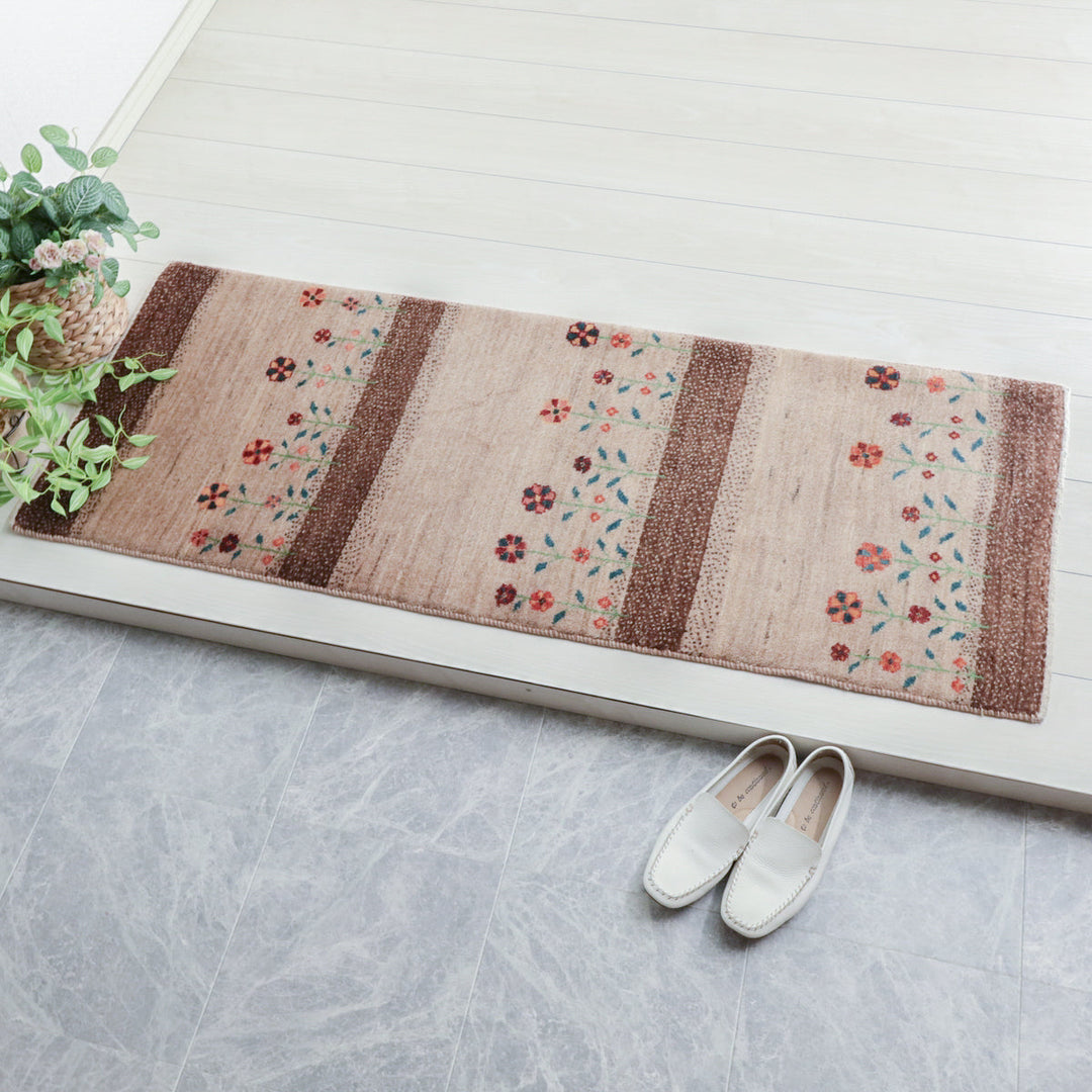 【オーダーメイド受付中】イラン　シラーズ産　ギャッベ 　（hr-11857）