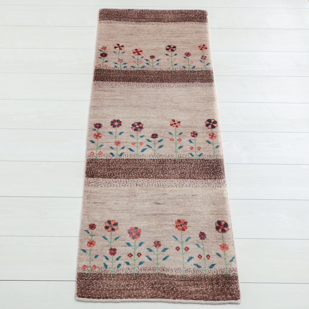 【オーダーメイド受付中】イラン　シラーズ産　ギャッベ 　（hr-11857）