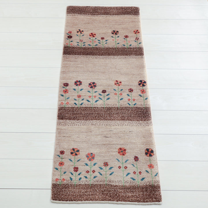 【オーダーメイド受付中】イラン　シラーズ産　ギャッベ 　（hr-11857）