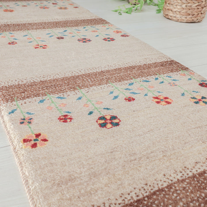 【オーダーメイド受付中】イラン　シラーズ産　ギャッベ 　（hr-11857）