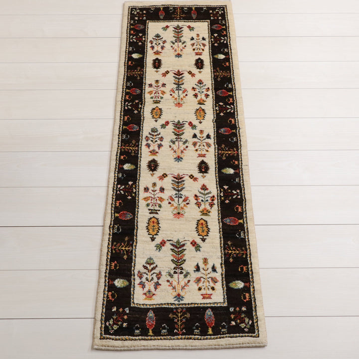 【オーダーメイド受付中】イラン　シラーズ産　ギャッベ 　（hr-11858）