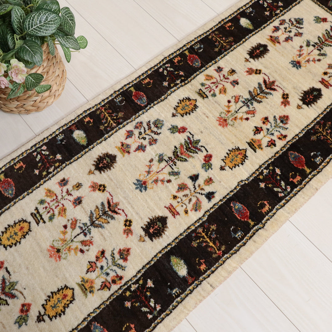 【オーダーメイド受付中】イラン　シラーズ産　ギャッベ 　（hr-11858）