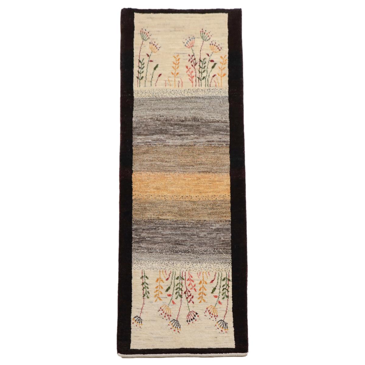 ギャッベ カシュクリ ゾランヴァリ 手織り ペルシャ 約50x150 ランナー