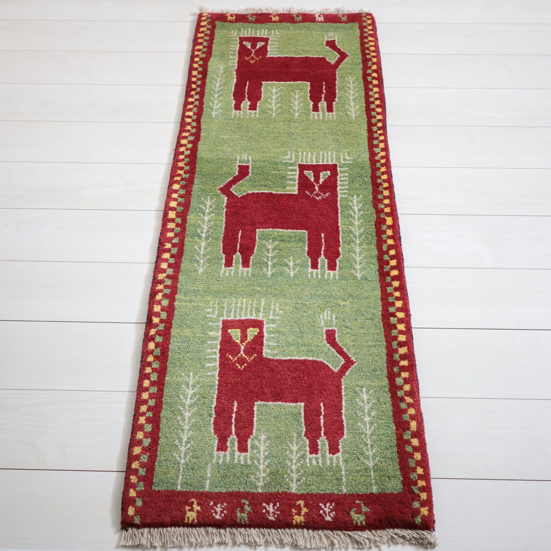 【オーダーメイド受付中】イラン　シラーズ産　ギャッベ 　（hr-11991）