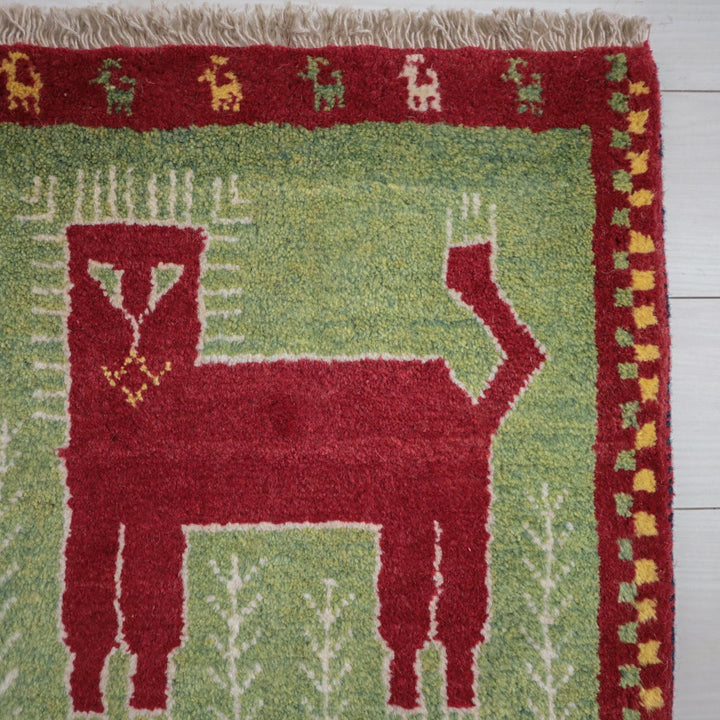 【オーダーメイド受付中】イラン　シラーズ産　ギャッベ 　（hr-11991）