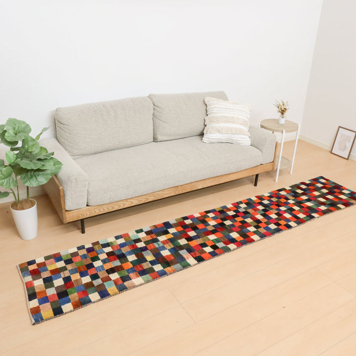 【オーダーメイド受付中】イラン　シラーズ産　ギャッベ 　（hr-12458）