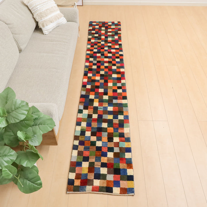 【オーダーメイド受付中】イラン　シラーズ産　ギャッベ 　（hr-12458）