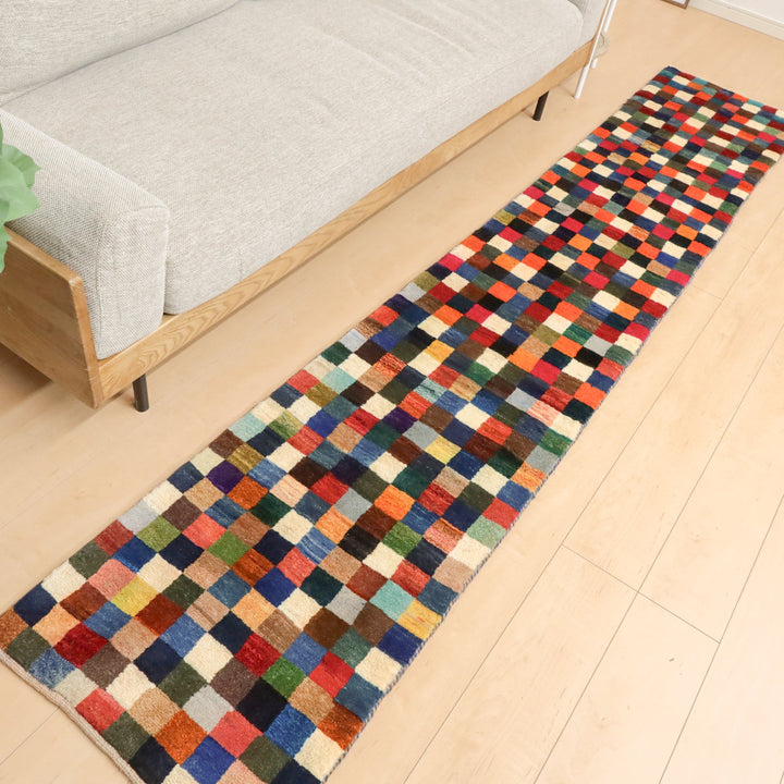 【オーダーメイド受付中】イラン　シラーズ産　ギャッベ 　（hr-12458）